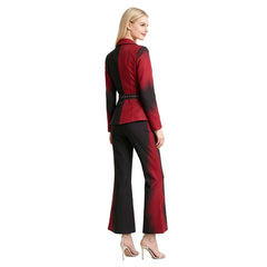 Descendants: Wicked Wonderland (2026) Red Black Red Set Outfits Cosplay Costume