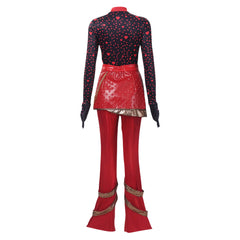 Descendants: Wicked Wonderland (2026) Red Black Shirt Pants Set Outfits Cosplay Costume