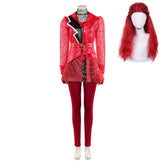 Descendants: Wicked Wonderland (2026) Red Shirt Pants Sleepwear Outfits Cosplay Costume