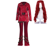Descendants: Wicked Wonderland (2026) Red Jacket Skirt Pants Set Outfits Cosplay Costume