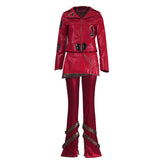 Descendants: Wicked Wonderland (2026) Red Jacket Skirt Pants Set Outfits Cosplay Costume
