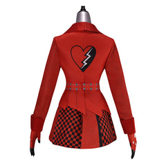 Descendants: Wicked Wonderland (2026) Red Jacket Skirt Set Outfits Cosplay Costume