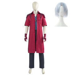Devil May Cry (2025) Dante Red Coat Set Outfits Cosplay Costume Carnival Suit