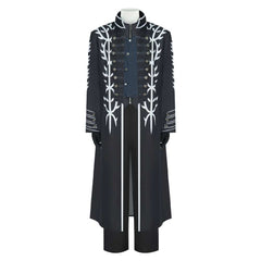 Devil May Cry (2025) Vergil Black Coat Set Outfits Cosplay Costume