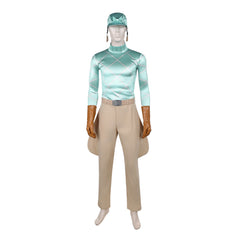 Diego Brando Blue Brown Set Outfits Cosplay Costume Halloween Suit