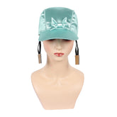 Diego Brando Blue Leather Hat Cosplay Cap Accessories Props