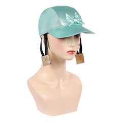 Diego Brando Blue Leather Hat Cosplay Cap Accessories Props