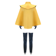 Dispatch (2025) Blonde Blazer Yellow Blue Jumpsuit Set Outfits Cosplay Costume