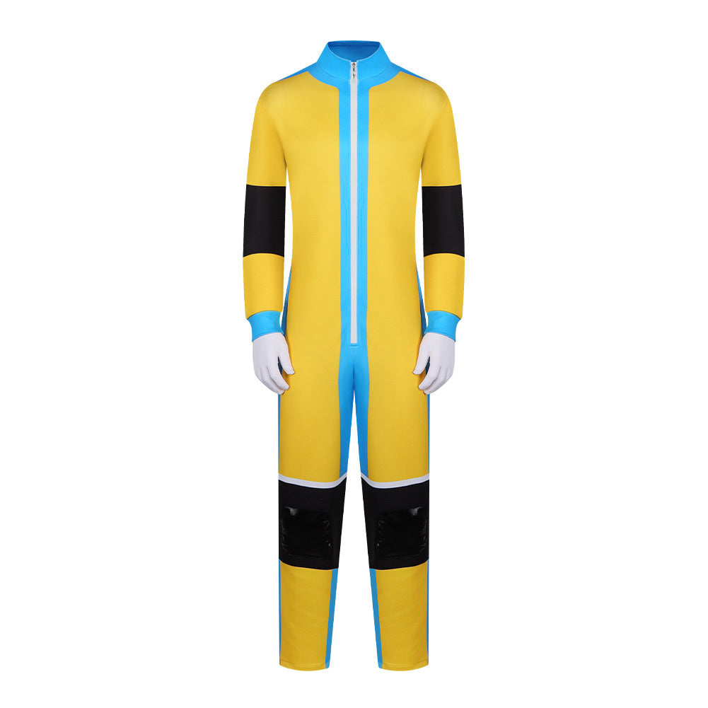 Dispatch (2025) Waterboy Yellow Jumpsuit Set Outfits Cosplay Costume