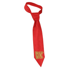 Donkey Kong DK Red  Necktie Cosplay Halloween Accessories Carnival Props