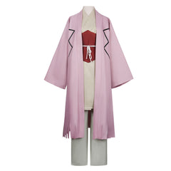 Dr. Stone Science Future (2026) Gen Asagiri Pink Robe Set Outfits Cosplay Costume