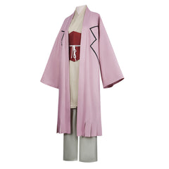 Dr. Stone Science Future (2026) Gen Asagiri Pink Robe Set Outfits Cosplay Costume