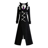 Dr. Stone Xeno Black Coat Set Outfits Cosplay Costume Halloween Suit