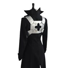 Dr. Stone Xeno Black Coat Set Outfits Cosplay Costume Halloween Suit