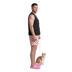 Dungeon Crawler Carl Carl Black Vest White Shorts Set Outfits Cosplay Costume