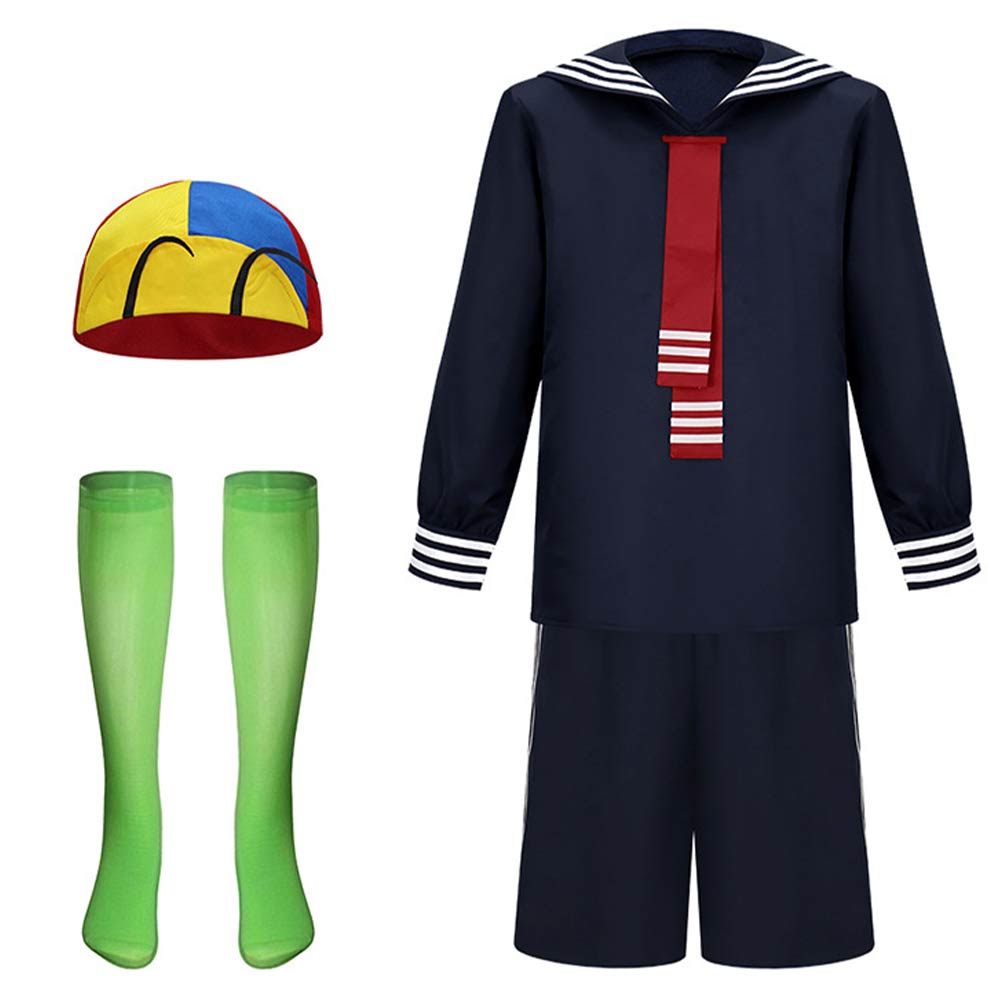 El Chavo Del Ocho Quico Sailor Set Outfits Cosplay Costume Halloween Carnival Suit
