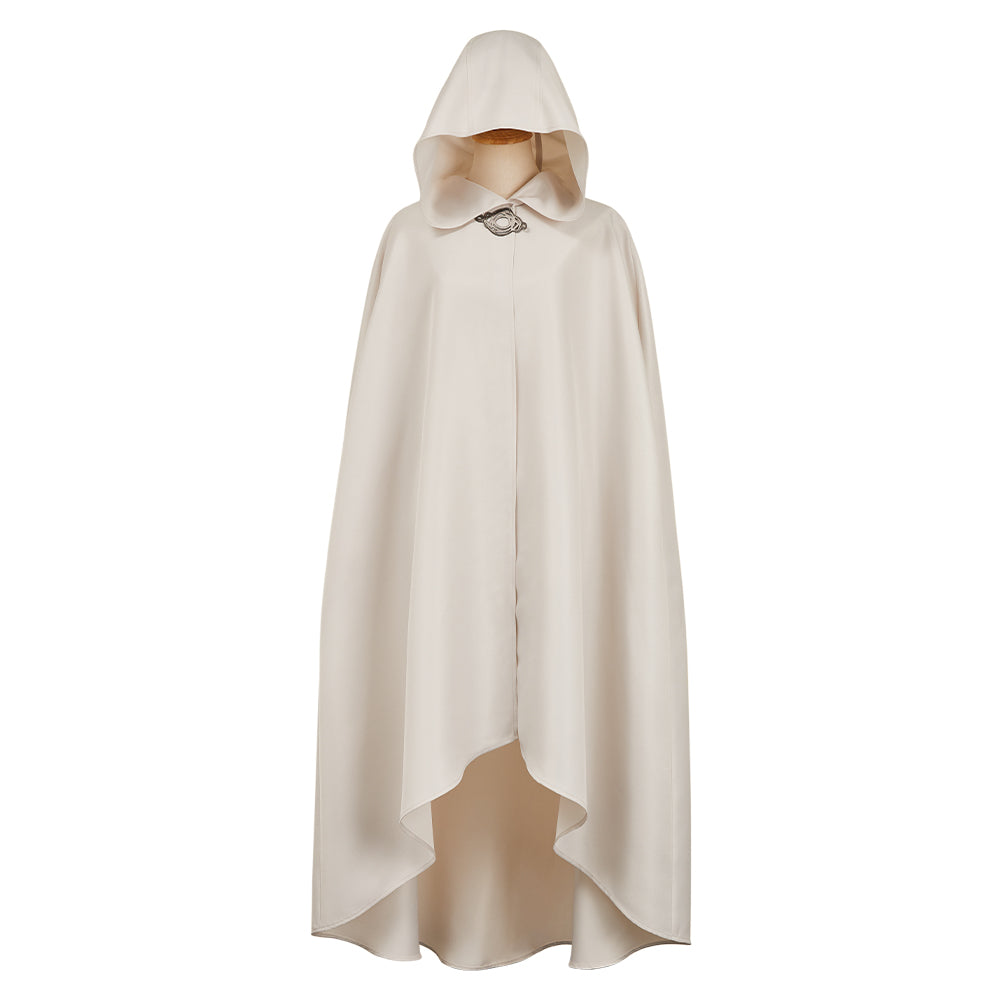 Elden Ring Nightreign (2025) Duchess Fire Keeper White Hood Cloak Outfits Cosplay Costume