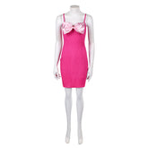 Elle (2026) Elle Woods Pink Bow Dress Outfits Cosplay Costume Halloween Suit