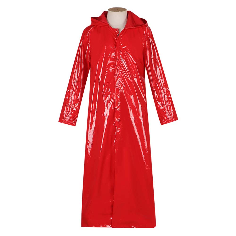 Fear Street: Prom Queen (2025) Killer Simone Perri Red Coat Horror Outfits Cosplay Costume