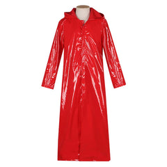 Fear Street: Prom Queen (2025) Killer Simone Perri Red Coat Horror Outfits Cosplay Costume