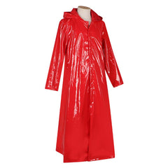 Fear Street: Prom Queen (2025) Killer Simone Perri Red Coat Horror Outfits Cosplay Costume