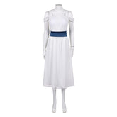 Fear Street: Prom Queen (2025) Lori Granger White Dress Outfits Cosplay Costume