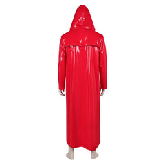 Fear Street: Prom Queen (2025) Shadyside Killer Simone Perri Red Coat Horror Outfits Cosplay Costume