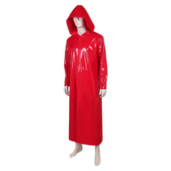 Fear Street: Prom Queen (2025) Shadyside Killer Simone Perri Red Coat Horror Outfits Cosplay Costume
