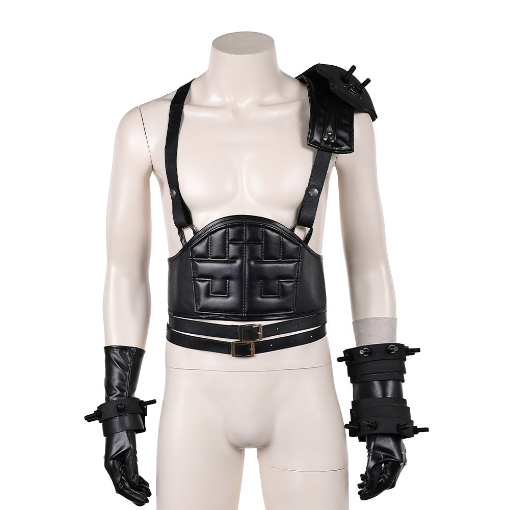 Final Fantasy VII Cloud Strife Belt Harness Gloves Set Cosplay Accessories Props