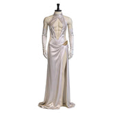 Final Fantasy VII Cloud Strife White Dress Sexy Outfits Cosplay Costume