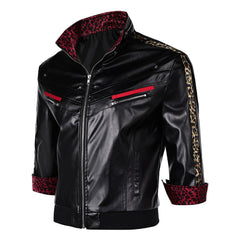 Final Fantasy VII Remake Leslie Kyle Cloud Black Jacket Outfits Cosplay Costume