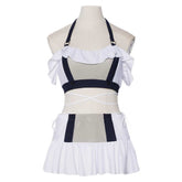 Final Fantasy VII Tifa Lockhart Black White Swimsuit Outfits Cosplay Costume