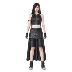 Final Fantasy VII: Advent Children Tifa Lockhart Black Set Outfits Cosplay Costume