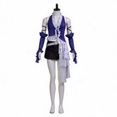 Final Fantasy X-2 Yuna Songstress Purple Set Outfits Cosplay Costume