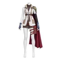 Final Fantasy XIII Lightning Claire Farron White Red Set Outfits Cosplay Costume