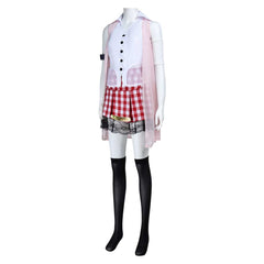 Final Fantasy XIII Serah Farron Pink Set Outfits Cosplay Costume