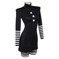 Five Nights at Freddy's (2025) Marionette Puppet Black Dress Set Outfits Halloween Cosplay Costume