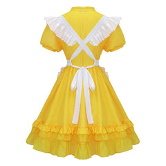 Five Nights at Freddy's Chica The Chicken Yellow Dress Outfits Cosplay Costume