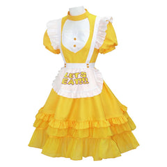 Five Nights at Freddy's Chica The Chicken Yellow Dress Outfits Cosplay Costume