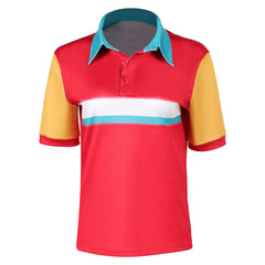 Forgotten Island (2026) Jo Red Yellow Shirt Uniform Outfits Cosplay Costume