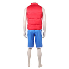 Forgotten Island (2026) Raww Red Vest Blue Shorts Set Outfits Cosplay Costume