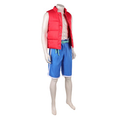Forgotten Island (2026) Raww Red Vest Blue Shorts Set Outfits Cosplay Costume