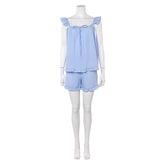 Freakier Friday (2025) Lily Davies Blue Sleepwear Set Outfits Cosplay Costume