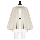 Frieren: Beyond Journey's End (2026) Frieren Beige Cloak White Dress Set Outfits Cosplay Costume