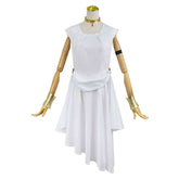 Frieren: Beyond Journey's End Flamme White Dress Set Outfits Cosplay Costume