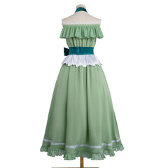 Frieren: Beyond Journey's End Frieren Green Party Dress Outfits Cosplay Costume