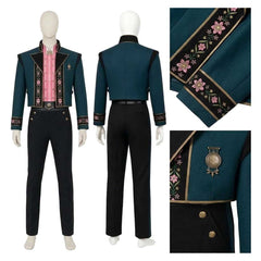 Frozen 3 (2027) Kristoff Blue Pink Set Outfits Cosplay Costume