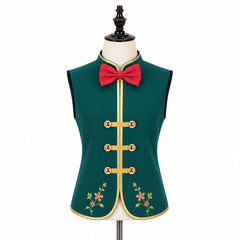 Frozen 3 (2027) Olaf Green Vest Outfits Cosplay Costume Halloween Carnival Suit