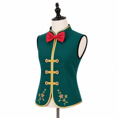 Frozen 3 (2027) Olaf Green Vest Outfits Cosplay Costume Halloween Carnival Suit