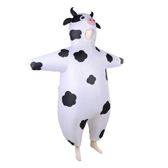 Funny Dairy Cattle Cow Inflatable Animal Outfits Cosplay Costume Halloween Carnival Suit